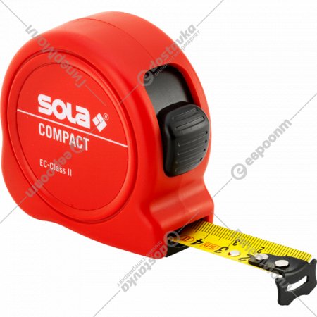 Рулетка «Sola» Compact, 50500801, 8 м