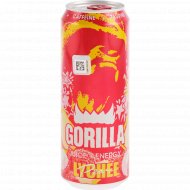 Напиток энергетический «Gorilla» личи и груша, 0.45 л