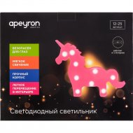 Светильник светодиодный «Apeyron Electrics» 12-25, Единорог, 3 Вт, красный