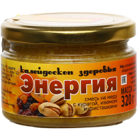 

Смесь на меду(курага,изюм,фисташка) 320г