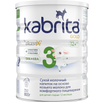 

Сухой мол. нап. "KABRITA 3 GOLD" 800г