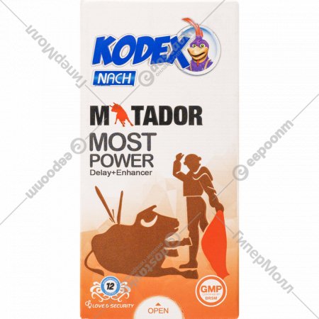 Презервативы «KODEX» Matador DelEnch, 12 шт