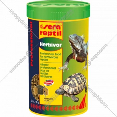 Корм для рептилий «Sera» Reptil Professional Herbivor, 1810, 250 мл, 80 г