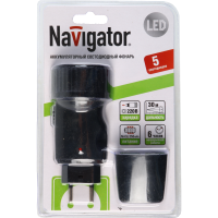 

Фонарь"NAVIGATOR 94" 5LED, прямая зар-ка