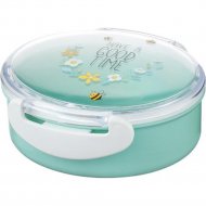 Контейнер «Miniso» Bento Box, Bee, зеленый, 2010441311106, 380 мл