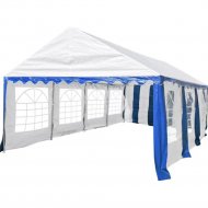 Торговая палатка «Sundays» Party 4x8, белый/синий