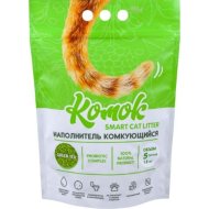 Наполнитель для туалета «Комок» Smart Cat Litter, green tea, 1.8 кг