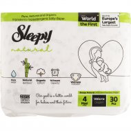 Подгузники детские «Sleepy Natural» Jumbo Maxi, размер 4, 7-14 кг, 30 шт