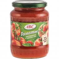 Томаты неочищенные «АВС» в томатном соке, первый сорт, 680 г