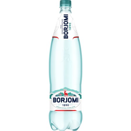Вода минеральная Borjomi газированная, 1.25 л