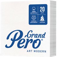 Салфетки «Grand Pero» Art Modern, 2 слоя, белый, 33х33 см, 20 листов