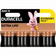 Комплект батареек «Duracell» ААА, 451362, 12 шт