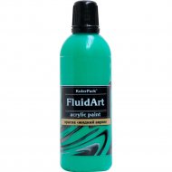 Краска «KolerPark» Fluid Art, жидкий акрил, бирюзовый, 800 мл