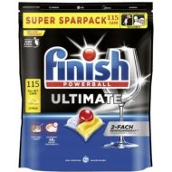 Капсулы для посудомоечной машины Finish Powerball Ultimate AIO, лимон, 115 шт