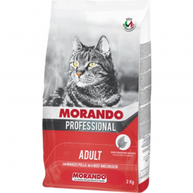 Корм для кошек «Morando» Professional Adult, го­вя­ди­на и курица, 2 кг