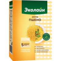 

Крупа пшено "ЭКОЛАЙН" (фас.кор.) 5х100г