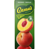 

Нектар "СОЧНЫЙ ФРУКТ" (ябл/персик) 0.2л
