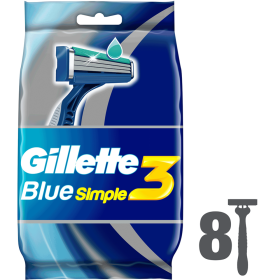 Бритвы «Gillette» Blue Simple од­но­ра­зо­вые, 8 шт