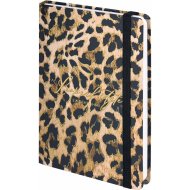 Ежедневник «Brauberg» Leopard, недатированный, А5, фольга, 145х203 мм, 128 листов