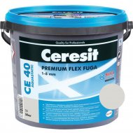 Фуга «Ceresit» CE 40, серебряно-серый, 2238473, 5 кг
