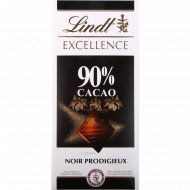 Шоколад горький «Lindt» 90% какао, 100 г