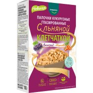 Кукурузные палочки Лидкон с льняной клетчаткой, виноград и морковь, 100 г