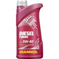 Масло моторное «Mannol» Diesel Turbo 5W40 CJ-4/SL, MN7904-1, 1 л