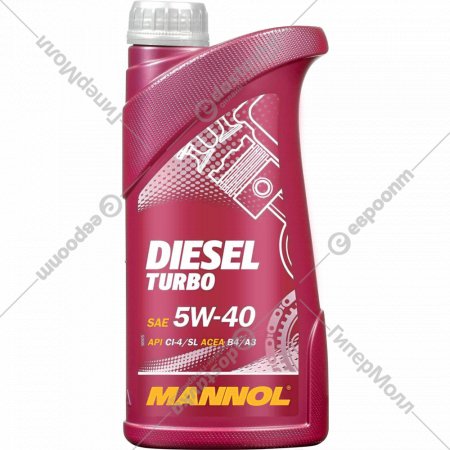 Масло моторное «Mannol» Diesel Turbo 5W40 CJ-4/SL, MN7904-1, 1 л