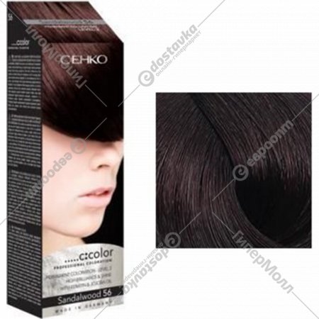 Крем-краска для волос «C:EHKO» C:Color, тон 56, сандал, 50 мл