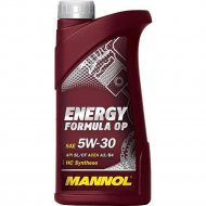 Масло моторное «Mannol» Energy Formula OP 5W30 API SL/CF, MN7912-1, 1 л