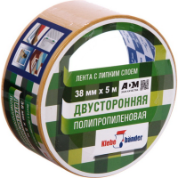 

Лента"KLEBEBANDER"(двухст.полип.38мм/5м)