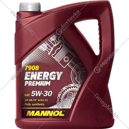 Масло моторное «Mannol» Energy Premium 5W30, MN7908-5, 5 л