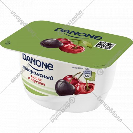 Продукт творожный «Danone» вишня, черещня, 3.6%, 130 г