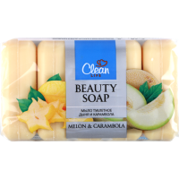 

Мыло "CLEAN LIFE"(дыня/карамбола) 5х60г