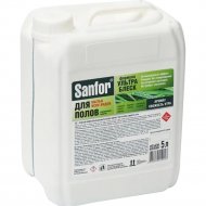 Средство для мытья полов «Sanfor» Ультра блеск, свежесть утра, 5 л