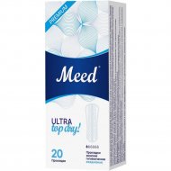 Ежедневные ультратонкие прокладки усеченной формы «Meed» Premium Ultra Top Dry, 20 шт
