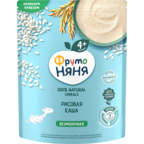 Каша сухая безмолочная «Фруто Няня» рисовая гипоаллергенная, 200 г