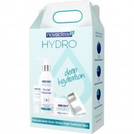 Набор косметический «NovaClear» Hydro, средство для лица + крем дневной + бальзам для губ, 150 мл + 50 мл + 4.9 г