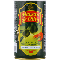 

Оливки"MAESTRO DE OLIVA"(с кревет.)350г