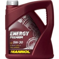 Масло моторное «Mannol» Energy Premium 5W-30 API SN/CH-4, MN7908-4, 4 л