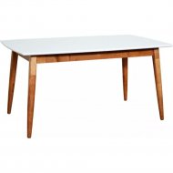 Обеденный стол «Экомебель Дубна» Самурай-2, 200х90 см, бриз