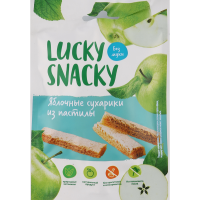 

Яблочные сухарики"LUCKYSNACKY"25г