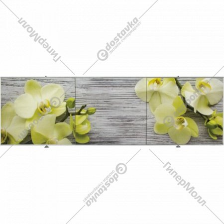 Экран для ванны «Comfort Alumin» Древесная орхидея 3D, 150х50 см
