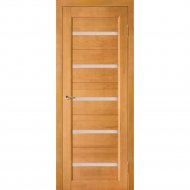Дверь «Vi Lario» Вега 5 ЧО, Светлый орех/Матовое, 200х80 см