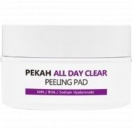 Пилинг для лица «Pekah» All Day Clear, очищающие и отшелушивающие диски, 65 мл