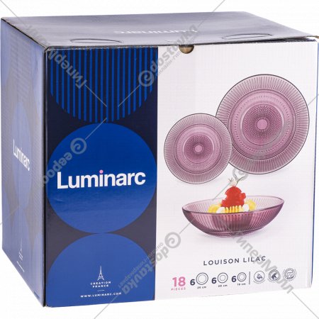 Набор столовый «Luminarc» О0316, Луиз, 18 предметов
