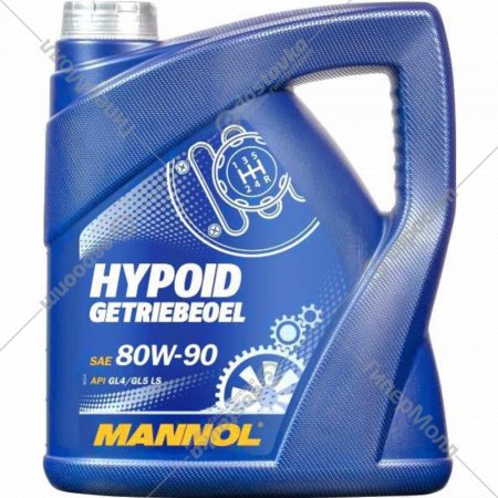 Масло трансмиссионное «Mannol» Hypoid 80W-90 8106 GL-4/GL-5 LS, MN8106-4, 4 л