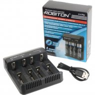 Зарядное устройство для аккумуляторов «Robiton» Li-4 Plus, БЛ17520