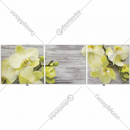 Экран для ванны «Comfort Alumin» Древесная орхидея 3D, 170х50 см
