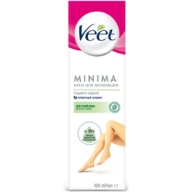 Крем для депиляции «Veet» Minima, для сухой кожи, 100 мл